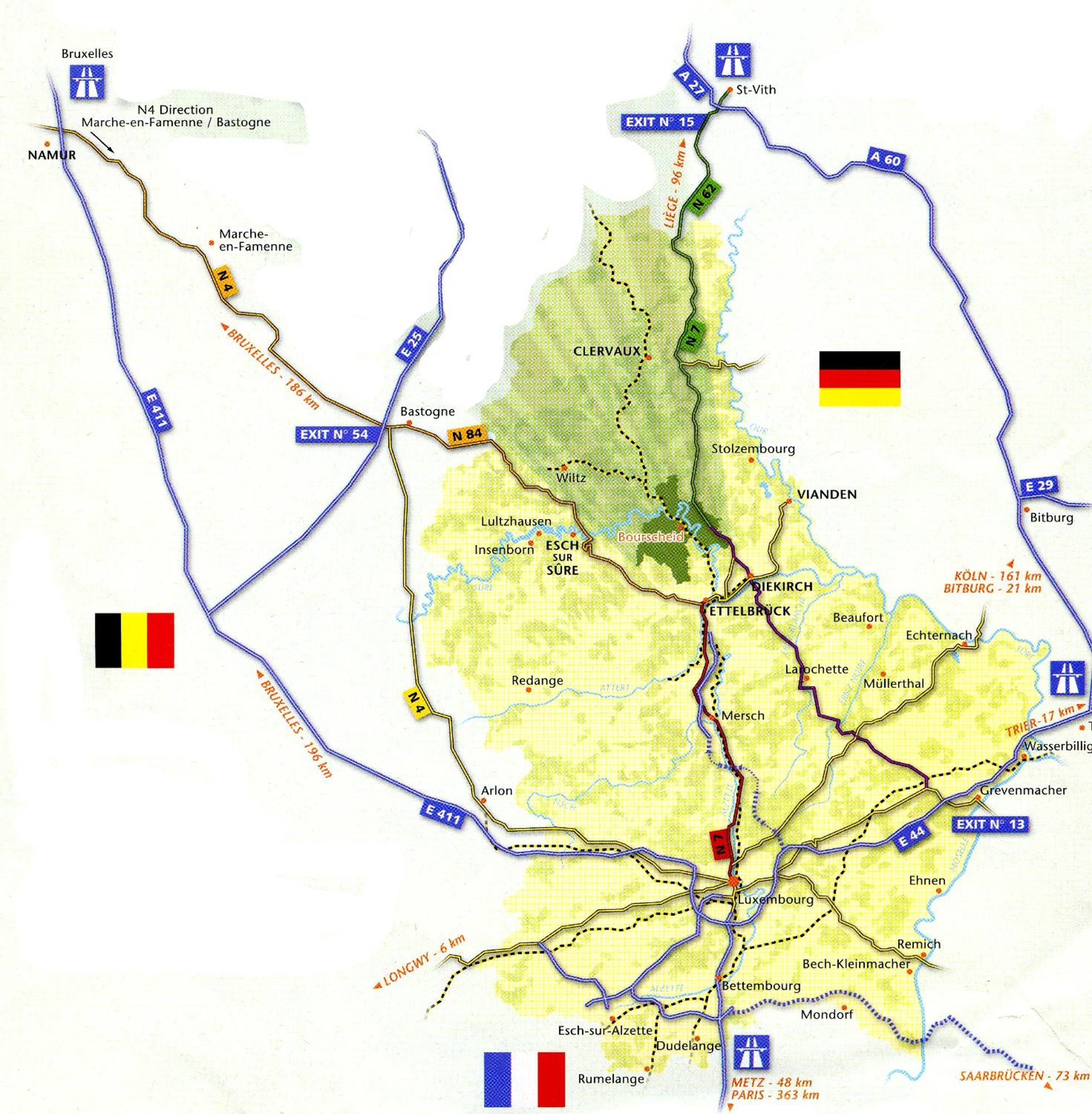 Hotel Saint Fiacre Bourscheid Bagian luar foto